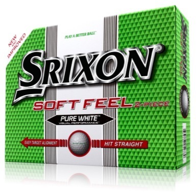 Srixon Soft Feel Golf Balls Pure White