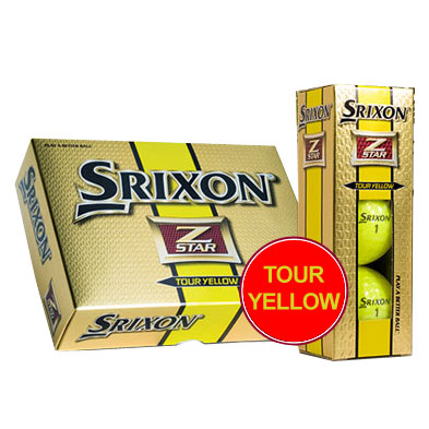 Srixon Z-Star Tour Yellow Golf Balls 12 Balls
