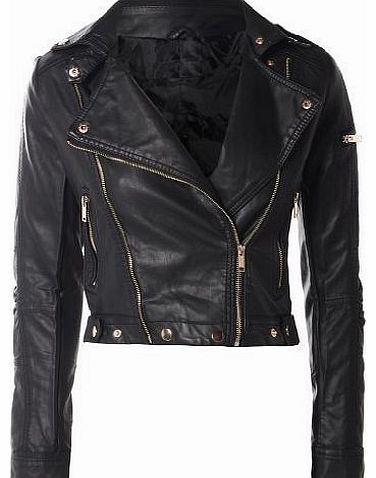 Original Womens Faux Leather Biker Jacket
