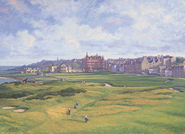 St Andrews Home of Golf - Golf Print by Donald