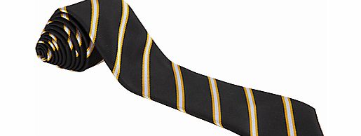 St Ignatius College Tie, Black/Yellow