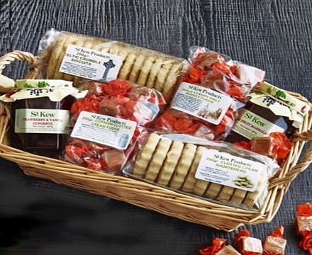 St. Kew St Kew Willow Basket Sweet Delights Food Gift Hamper