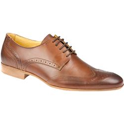 ST Male STNO1101 Leather Upper Leather/Textile Lining Laceup Shoes in Tan