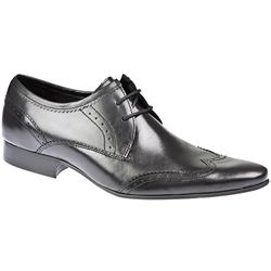 ST Male STNO1102 Leather Upper Leather/Textile Lining Laceup Shoes in Black