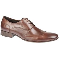 ST Male STNO1103 Leather Upper Leather/Textile Lining Laceup Shoes in Brown
