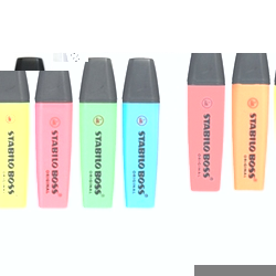 Boss Highlighters Assorted Pack 6