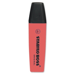 Boss Highlighters Chisel Tip 2-5mm Red