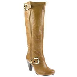 Female Bel1001 Leather Upper Leather Lining Boots in Tan