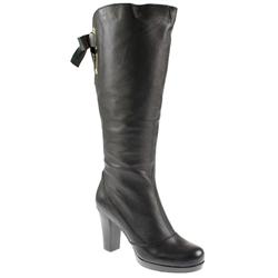 Female Bel1003 Leather Upper Leather Lining Boots in Black