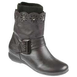 Female BEL10047 Leather Upper Leather Lining Boots in Black, Dark Brown