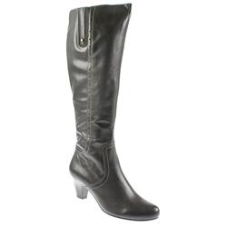 Female Bel1005 Leather Upper Leather Lining Boots in Black