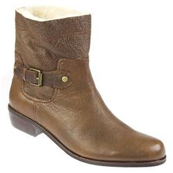 Female BEL10079 Leather Upper Leather/Textile Lining Boots in Brown