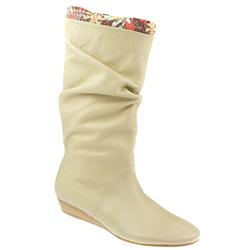 Female BEL10097 Leather Upper Leather Lining Boots in Cream