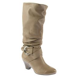 Female Bel1010 Leather Upper Leather Lining Boots in Grey
