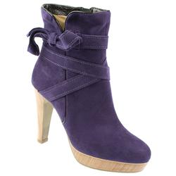 Female BEL10103 Leather nubuck Upper Leather Lining Boots in Purple