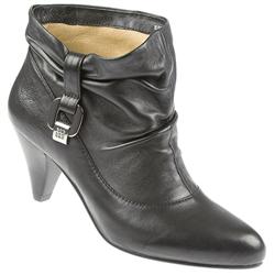 Female BEL10104 Leather Upper Leather Lining Boots in Black