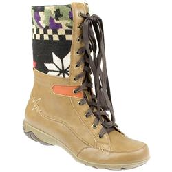 Staccato Female BEL10116 Leather/Textile Upper Leather/Textile Lining Boots in Tan