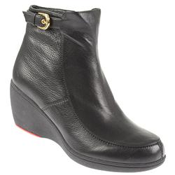Staccato Female Bel1017 Leather Upper Leather Lining Boots in Black, Dark Brown