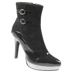 Female Bel1021 Leather Upper Leather Lining Boots in Black