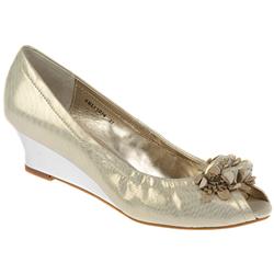 Female BEL11034 Leather Upper Leather Lining in Pale Gold, Silver