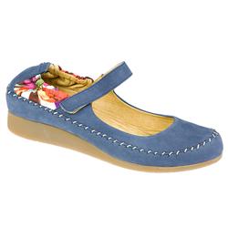Female BEL11078 Leather/Textile Upper Leather Lining Casual Shoes in Blue