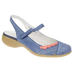 Female BEL11082 Leather Upper Leather Lining Casual Shoes in Blue, White