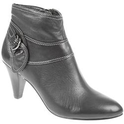Female Bel8085 Leather Upper Leather Lining Boots in Black