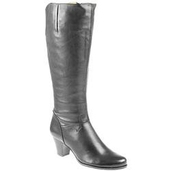 Female Bel8098 Leather Upper Leather Lining Boots in Black, Brown