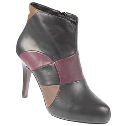 Female Bel8132 Leather Upper Leather Lining Comfort Ankle Boots in Black Antique, Grey