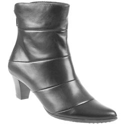 Female Bel8133 Leather Upper Leather Lining Ankle in Black Antique