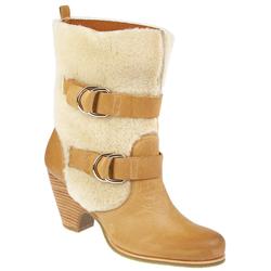 Staccato Female Bel8139 Leather/Textile Upper Leather Lining Boots in Tan