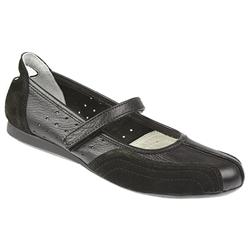 Female SNI500 Leather/Textile Lining Casual Shoes in Black