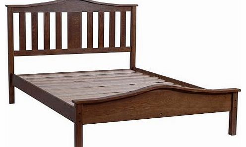 NEW ANTIQUE REAL WOOD 46`` LOW END BEDSTEAD