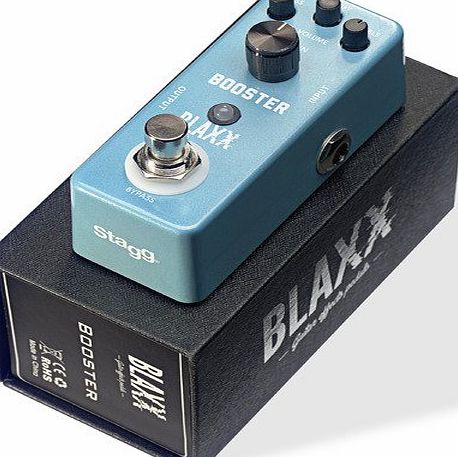 Stagg 22366 Booster Effect Pedal for Electric Guitar