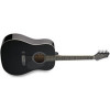 Stagg SW201 Dreadnought Acoustic Guitar Black