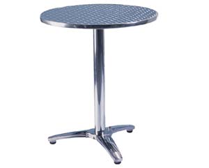 Stainless steel round tables