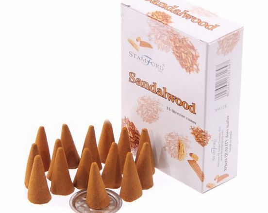 Stamford Sandalwood Incense Cones, Multi-Colour