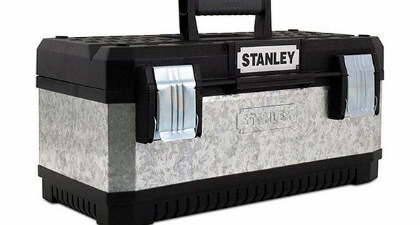 Stanley 195619 Galvanised Metal Toolbox 23-inch