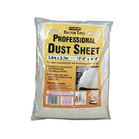 STANLEY Cotton Twill Dust Sheet 3.6Mx2.7M 429689