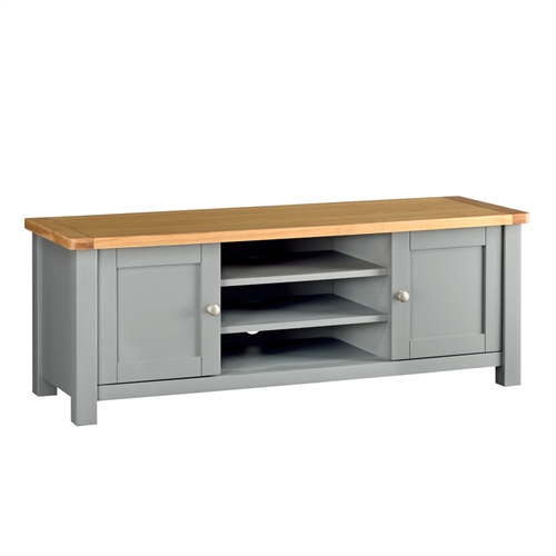 Stanton Grey Painted Stanton Grey Widescreen TV Unit - Up to 60``