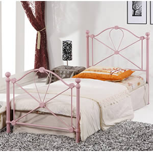 Star Collection Antiga 3FT Single Bedstead - Pink