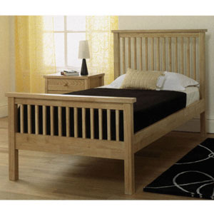 Star Collection Atlantis Slatted 4ft 6in Double Bedstead