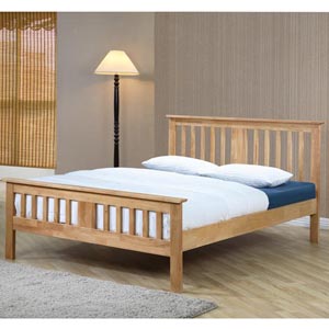 Star Collection Brent 4FT 6 Double Wooden Bedstead