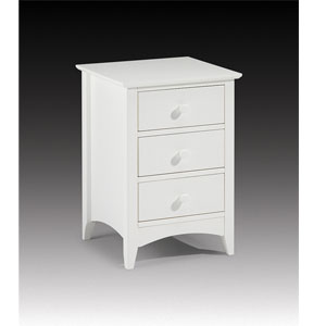 Cameo 3 Drawer Bedside Table