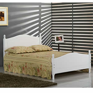 Star Collection Perth 4FT 6 Double Wooden Bedstead