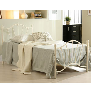 Star Collection Sophia 3FT Single Bedstead - Ivory