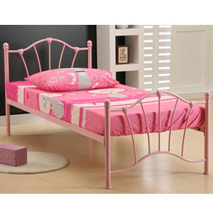 Star Collection Sophia 3FT Single Bedstead - Pink