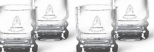 Star Trek 337 USS Enterprise Glassware Set