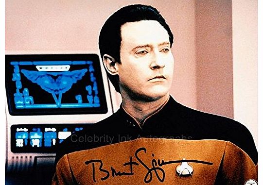 Star Trek Autographs BRENT SPINER as Lt. Commander Data - Star Trek: TNG GENUINE AUTOGRAPH