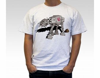 Star Wars Bad Walker Ash Grey T-Shirt Medium ZT